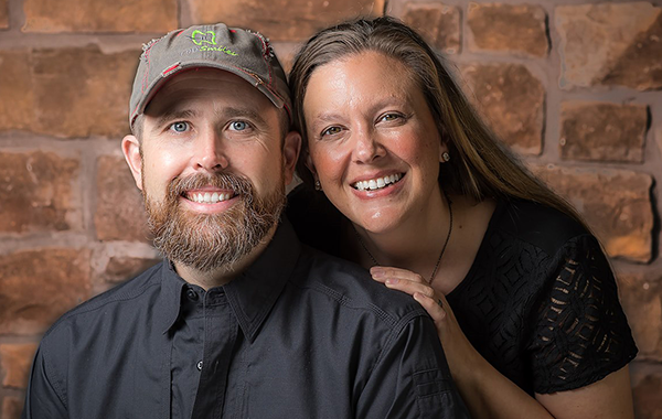 Headshot of Tim and Heather