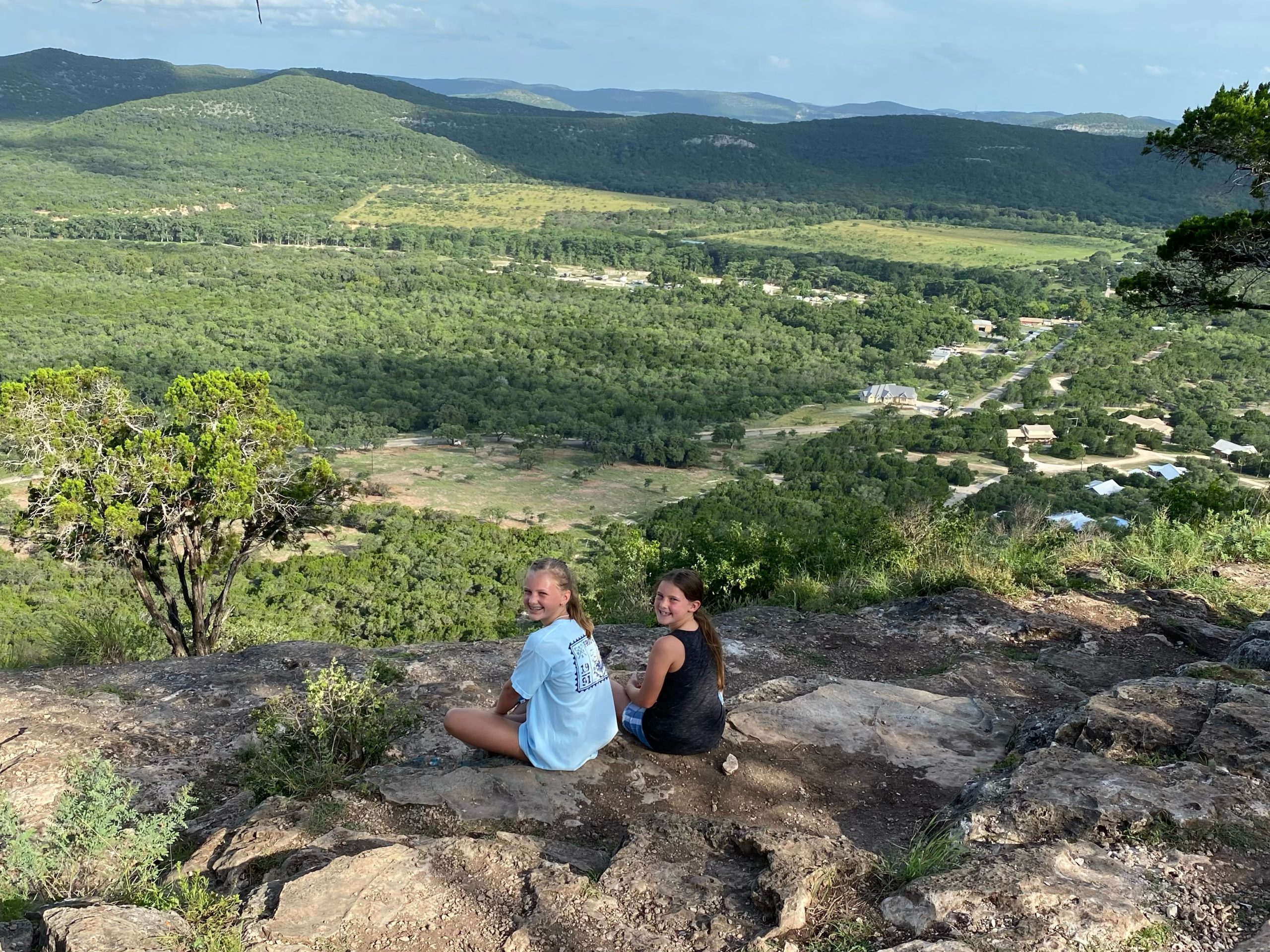 My girls after one our favorite hill country hikes